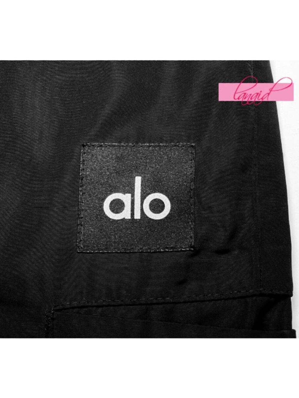 Alo High-Waist Break Line Joggers Black Hi-Rise Waisted Hiking Outdoor Traveling - Picture 8 of 9